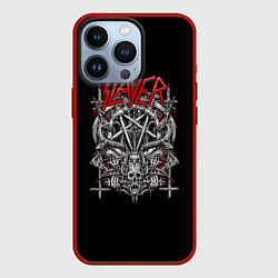 Чехол для iPhone 13 Pro Slayer: Hell Goat, цвет: 3D-красный