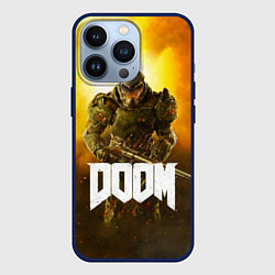 Чехол для iPhone 13 Pro DOOM: Soldier, цвет: 3D-тёмно-синий