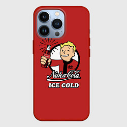 Чехол для iPhone 13 Pro Nuka Cola: Ice Cold, цвет: 3D-красный