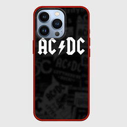 Чехол для iPhone 13 Pro AC/DC: Black Rock, цвет: 3D-красный