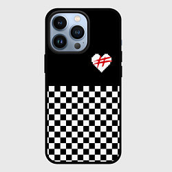 Чехол для iPhone 13 Pro ФРЕНДЗОНА: ЧБ, цвет: 3D-черный