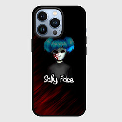 Чехол для iPhone 13 Pro Sally Face окровавленное лицо, цвет: 3D-черный