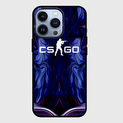 Чехол для iPhone 13 Pro CS:GO Waves Skin, цвет: 3D-черный