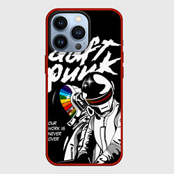 Чехол для iPhone 13 Pro Daft Punk: Our work is never over, цвет: 3D-красный