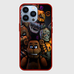 Чехол для iPhone 13 Pro Five Nights at Freddy's, цвет: 3D-красный