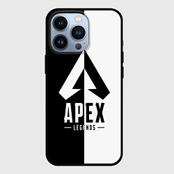 Чехол для iPhone 13 Pro Apex Legends: Black & White, цвет: 3D-черный