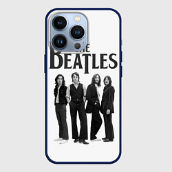 Чехол для iPhone 13 Pro The Beatles: White Side, цвет: 3D-тёмно-синий