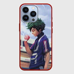 Чехол для iPhone 13 Pro My Hero Academia сжимает кулак, цвет: 3D-красный