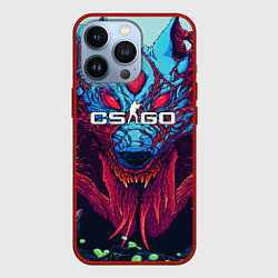 Чехол для iPhone 13 Pro CS:GO Hyper Beast, цвет: 3D-красный