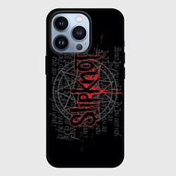 Чехол для iPhone 13 Pro Slipknot: Pentagram, цвет: 3D-черный