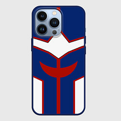 Чехол для iPhone 13 Pro ALL MIGHT MY HERO ACADEMIA MHA МОЯ ГЕРОЙСКАЯ АКАДЕ, цвет: 3D-тёмно-синий