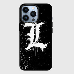 Чехол для iPhone 13 Pro L paints, цвет: 3D-черный