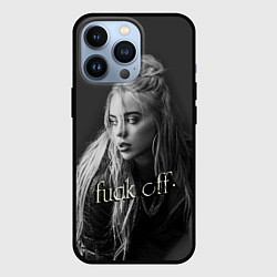 Чехол для iPhone 13 Pro Billie Eilish fak off, цвет: 3D-черный