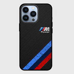 Чехол для iPhone 13 Pro BMW КАРБОН, цвет: 3D-черный