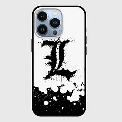 Чехол для iPhone 13 Pro L letter snow, цвет: 3D-черный