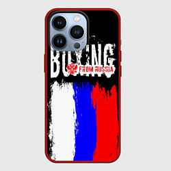 Чехол для iPhone 13 Pro Boxing from Russia, цвет: 3D-красный