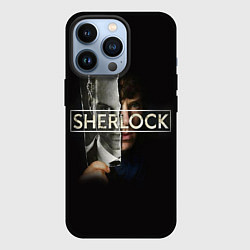 Чехол для iPhone 13 Pro Sherlock, цвет: 3D-черный