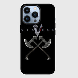 Чехол для iPhone 13 Pro Vikings, цвет: 3D-черный