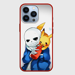 Чехол для iPhone 13 Pro UNDERTALE, цвет: 3D-красный