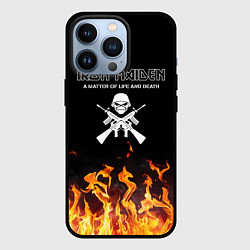 Чехол для iPhone 13 Pro Iron Maiden, цвет: 3D-черный