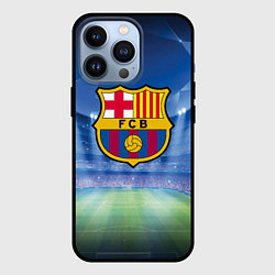 Чехол для iPhone 13 Pro FC Barcelona, цвет: 3D-черный