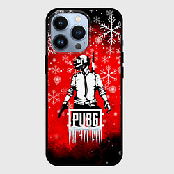 Чехол для iPhone 13 Pro PUBG, цвет: 3D-черный