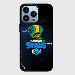 Чехол для iPhone 13 Pro BRAWL STARS LEON, цвет: 3D-черный