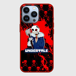 Чехол для iPhone 13 Pro UNDERTALE, цвет: 3D-красный