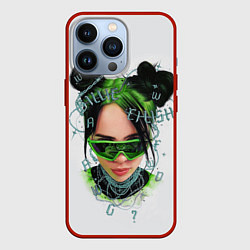 Чехол для iPhone 13 Pro BILLIE EILISH, цвет: 3D-красный