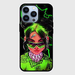 Чехол для iPhone 13 Pro BILLIE EILISH, цвет: 3D-черный