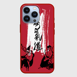 Чехол для iPhone 13 Pro Айкидо, цвет: 3D-красный
