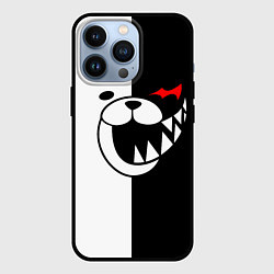 Чехол для iPhone 13 Pro MONOKUMA КАПЮШОН, цвет: 3D-черный