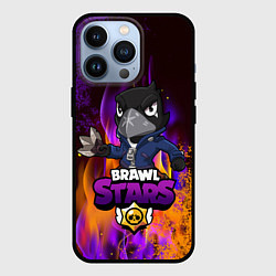 Чехол для iPhone 13 Pro Brawl Stars CROW, цвет: 3D-черный