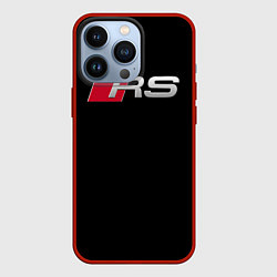 Чехол для iPhone 13 Pro AUDI RS, цвет: 3D-красный