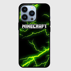 Чехол для iPhone 13 Pro MINECRAFT STORM, цвет: 3D-черный