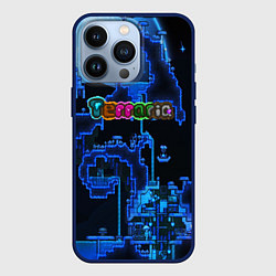 Чехол для iPhone 13 Pro Terraria, цвет: 3D-тёмно-синий