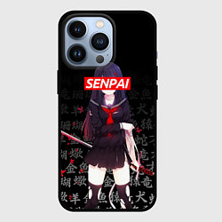 Чехол для iPhone 13 Pro SENPAI ANIME, цвет: 3D-черный