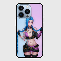 Чехол для iPhone 13 Pro League of Legends Jinx, цвет: 3D-черный