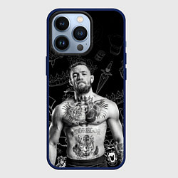 Чехол для iPhone 13 Pro CONOR McGREGOR, цвет: 3D-тёмно-синий