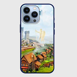 Чехол для iPhone 13 Pro ГЕРОИ МЕЧА И МАГИИ, цвет: 3D-тёмно-синий