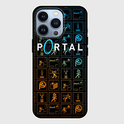 Чехол для iPhone 13 Pro PORTAL, цвет: 3D-черный