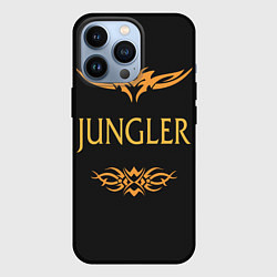 Чехол для iPhone 13 Pro Jungler, цвет: 3D-черный