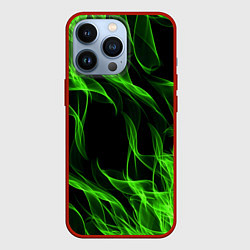 Чехол для iPhone 13 Pro TOXIC FLAME, цвет: 3D-красный
