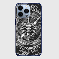 Чехол для iPhone 13 Pro Ведьмак, цвет: 3D-тёмно-синий