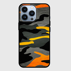 Чехол для iPhone 13 Pro КАМУФЛЯЖ АРМЕЙСКИЙ, цвет: 3D-черный