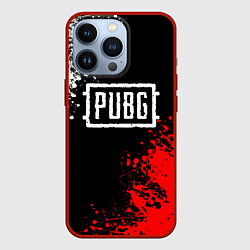 Чехол для iPhone 13 Pro PUBG, цвет: 3D-красный