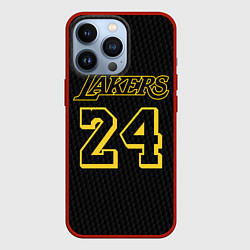 Чехол для iPhone 13 Pro Kobe Bryant, цвет: 3D-красный