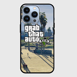 Чехол для iPhone 13 Pro GRAND THEFT AUTO 5, цвет: 3D-черный