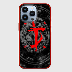 Чехол для iPhone 13 Pro DOOM, цвет: 3D-красный