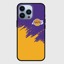 Чехол для iPhone 13 Pro LA LAKERS, цвет: 3D-черный